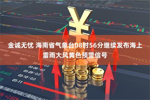 金诚无忧 海南省气象台08时56分继续发布海上雷雨大风黄色预警信号