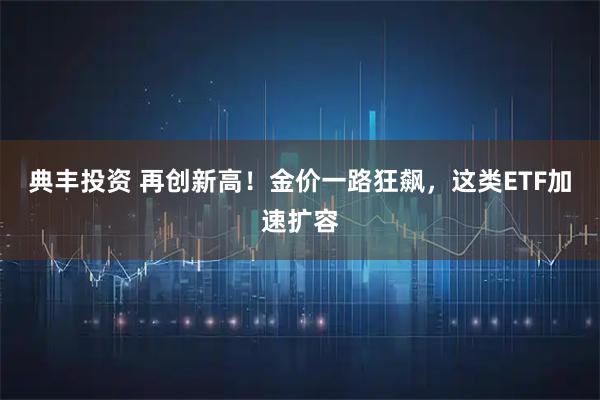 典丰投资 再创新高！金价一路狂飙，这类ETF加速扩容