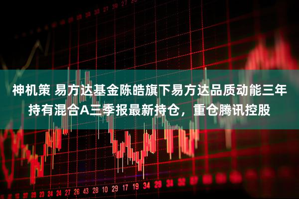 神机策 易方达基金陈皓旗下易方达品质动能三年持有混合A三季报最新持仓，重仓腾讯控股