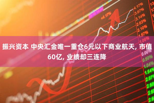 振兴资本 中央汇金唯一重仓6元以下商业航天, 市值60亿, 业绩却三连降